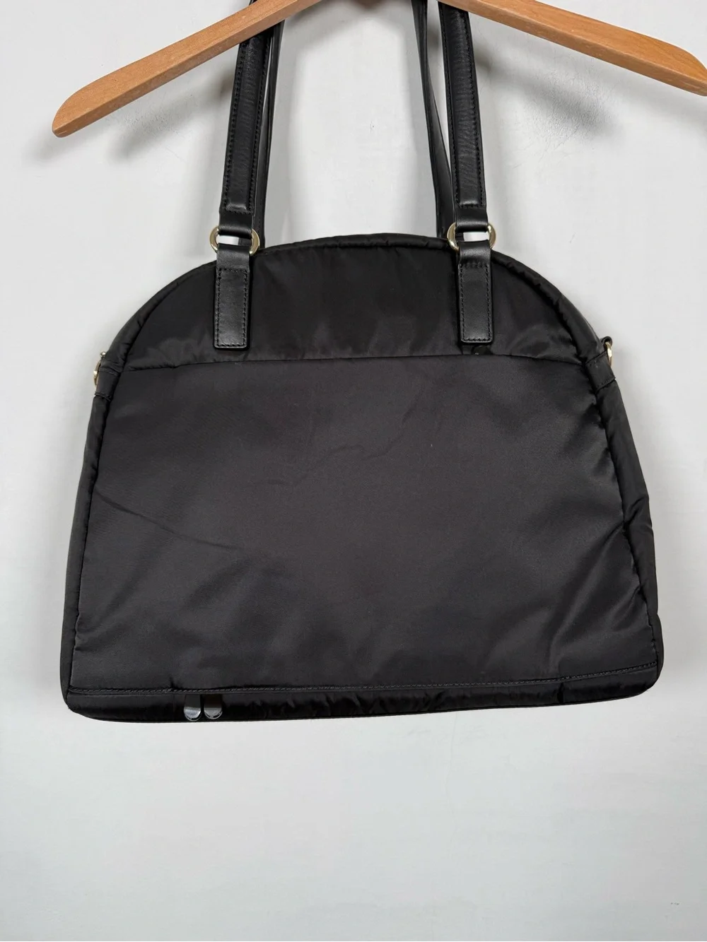 Lo & Sons Black Laptop Bag Tote